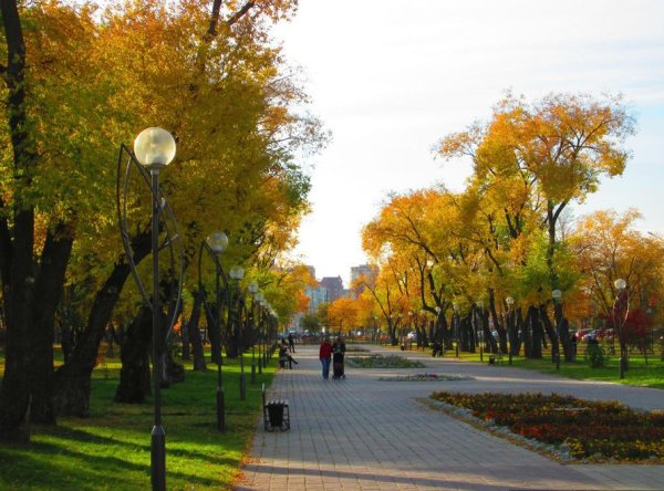 Комсомольский парк Тюмень