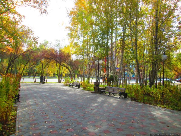 Тюмень осенью парк