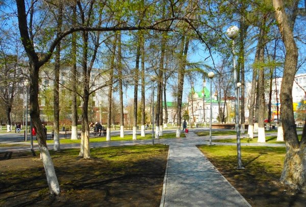 Скверы Тюмени