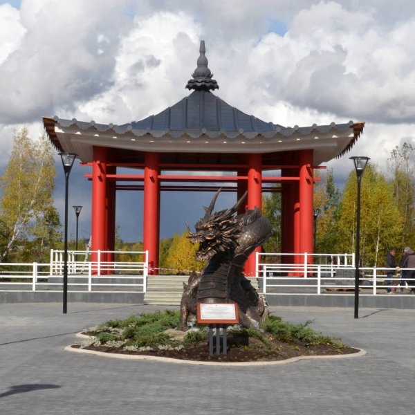 Парк дружбы России и Кореи в Тюмени