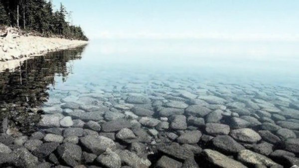 Прозрачное озеро Байкал