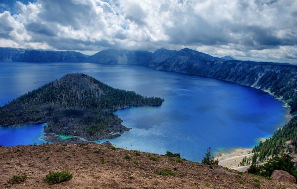 Озеро Крейтер остров