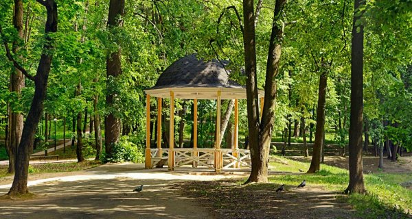 Городской парк Красногорск беседки