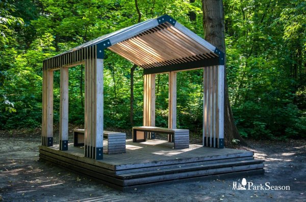 Воробьёвы горы беседки Андреевские пруды