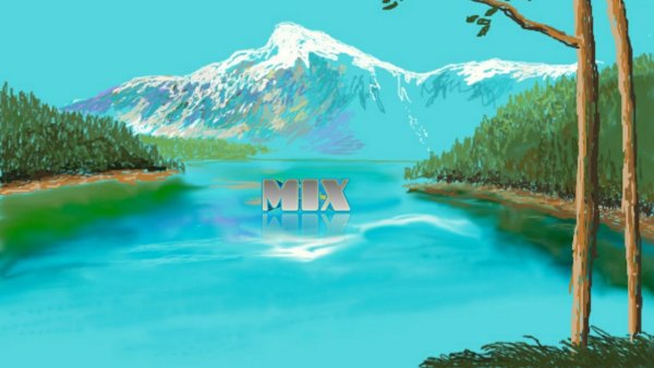 Нарисовать озеро