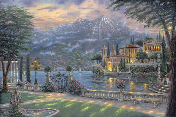 Художник Роберт Файнэл Италия