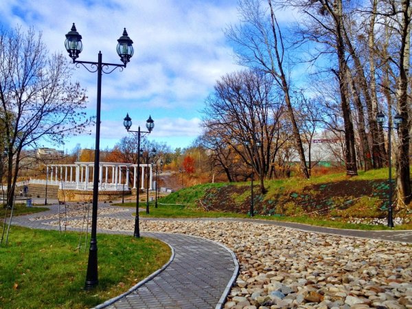 Парк Северный Хабаровск осенью