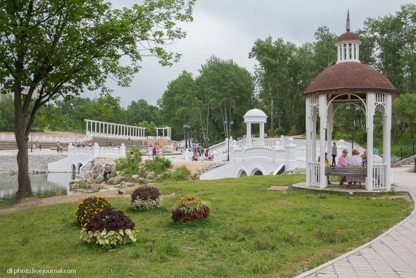 Пруд в парк Северный Хабаровск