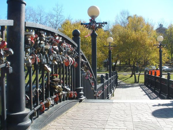 Ночной Хабаровск парк