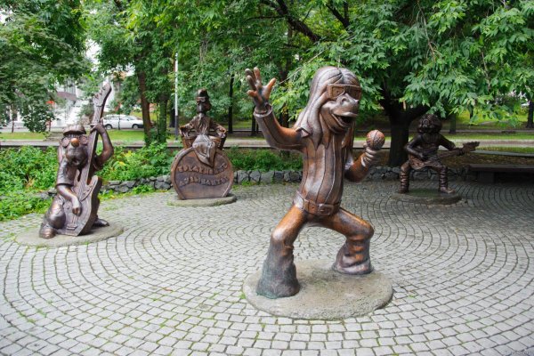 Парк Динамо Парковая скульптура Хабаровск