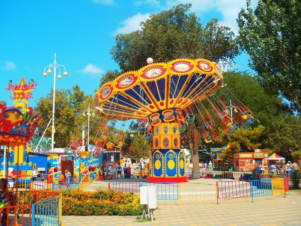 Анапа аттракционы Центральный парк