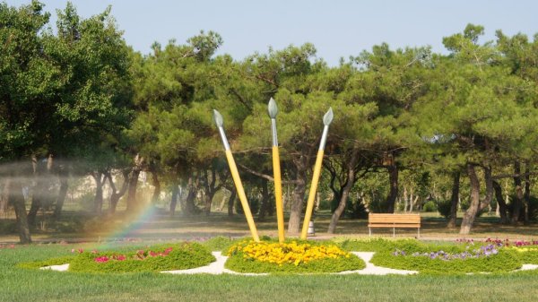 Парк, Ореховая роща, город Анапа.