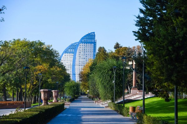 Центральный парк на набережной Волгоград