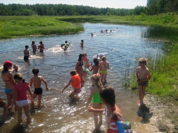 Купаемся на речке