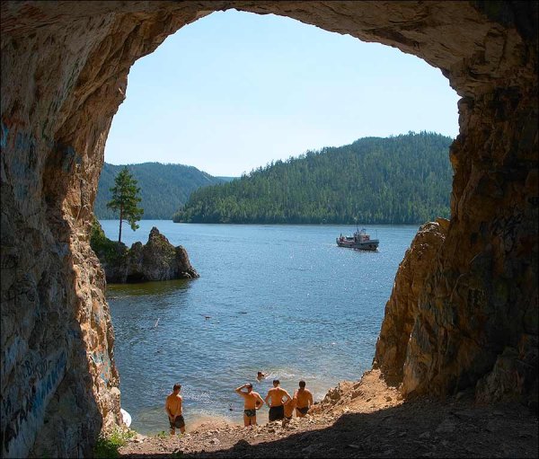 Залив Бирюса Красноярское море