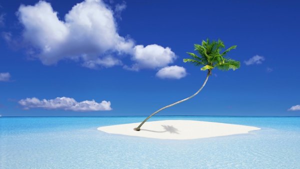 Остров посреди океана