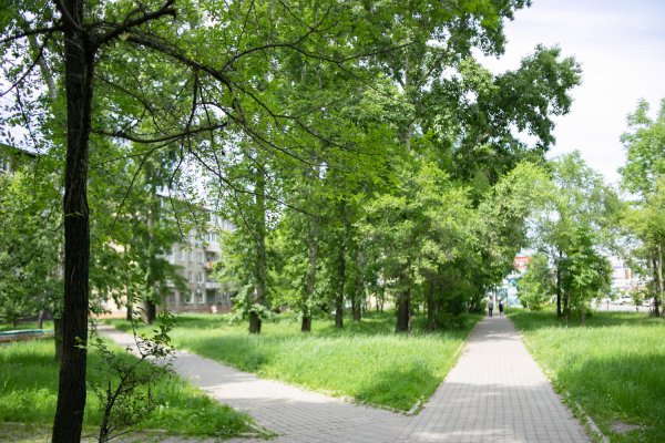 Хабаровск сквер Ворошилова Рокоссовского