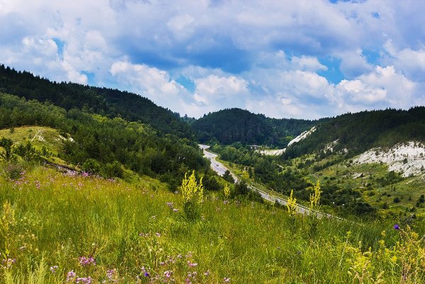 Меловые горы Хвалынск