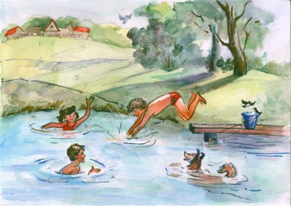 Летние каникулы рисунок