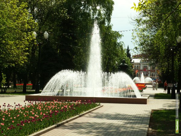 Парк культуры Тамбов фонтан