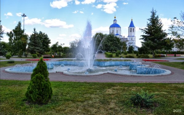 Фонтан Тамбов парк Победы