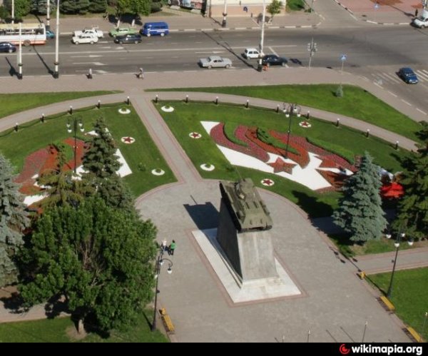 Парк в Тамбове на набережной