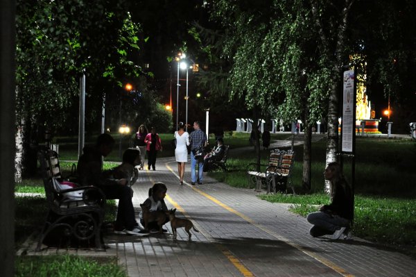 Парк в г Сергиев-Посад на бульваре Кузнецова
