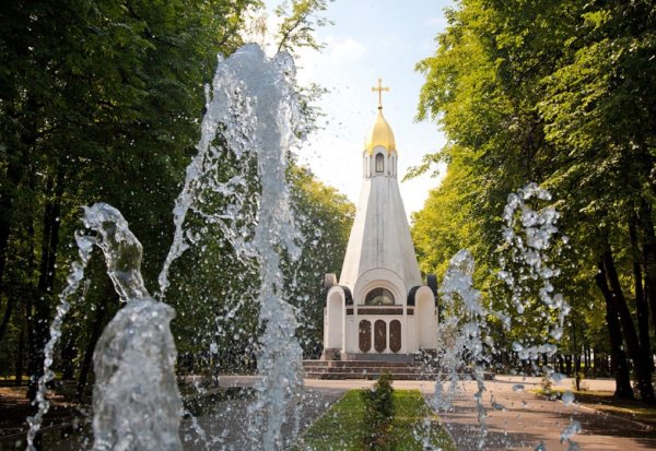 Фонтан Соборный парк Рязань