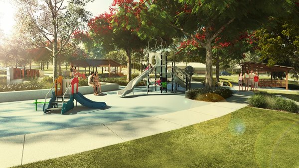 Визуализация детской площадки