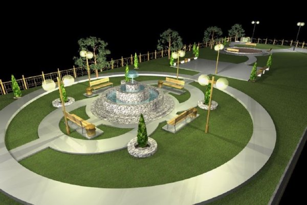 Проекты фонтанов для скверов