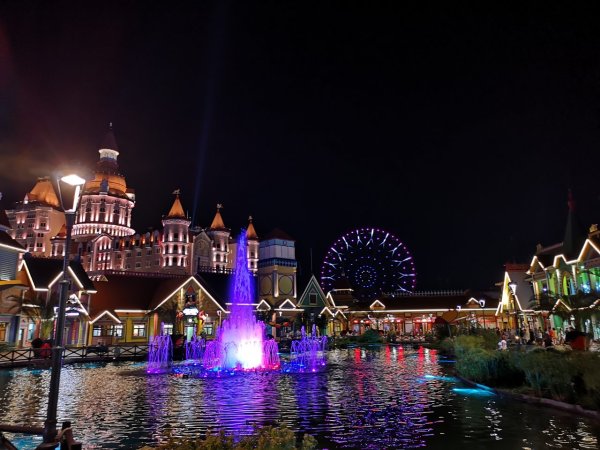 Сочи парк ночью