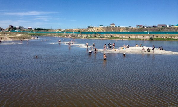 Озеро развал соль-Илецк