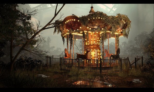 Заброшенный парк атракционов