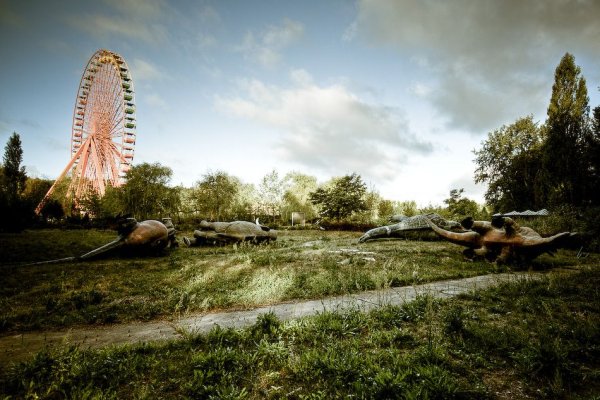 Заброшенный парк аттракционов Spreepark в Берлине