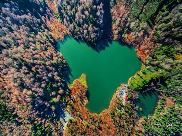 Озеро Green Lake Турция