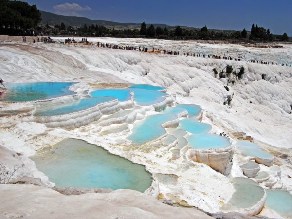 Травертины Памуккале Турция