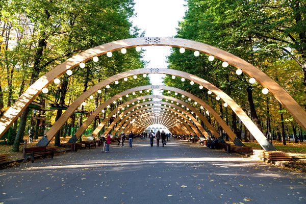 Парк Сокольники Центральная аллея