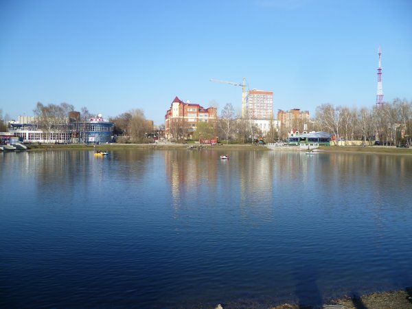 Город Томск белое озеро