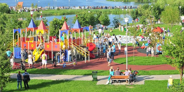 Таганский детский парк площадка