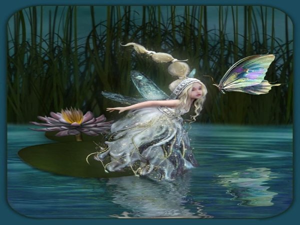 Фея у пруда