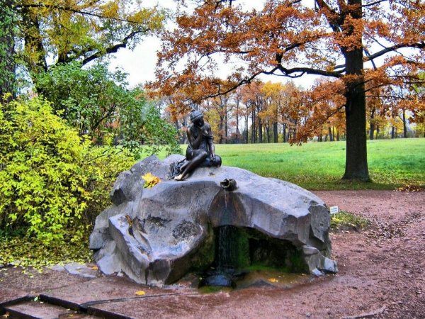 Екатерининский парк Царское село скульптуры