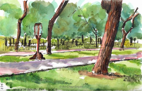 Рисунок парка