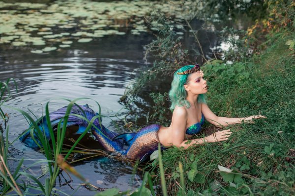 Фотосессия в стиле русалки