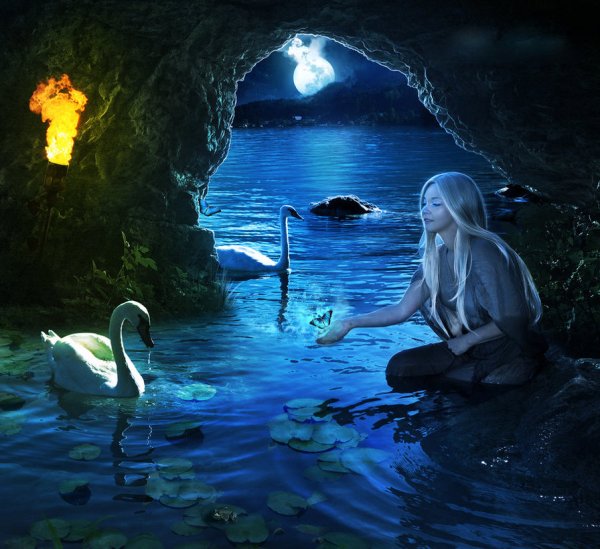 Лебедь фэнтези