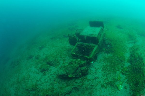 Озеро Байкал затонувшие авто
