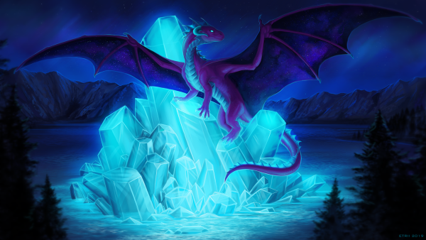 Красивый дракон