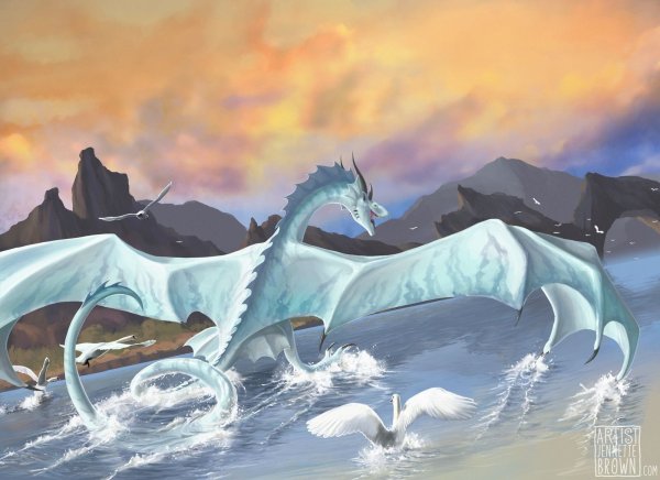 Август «‎Огги»‎ Смит / белый дракон