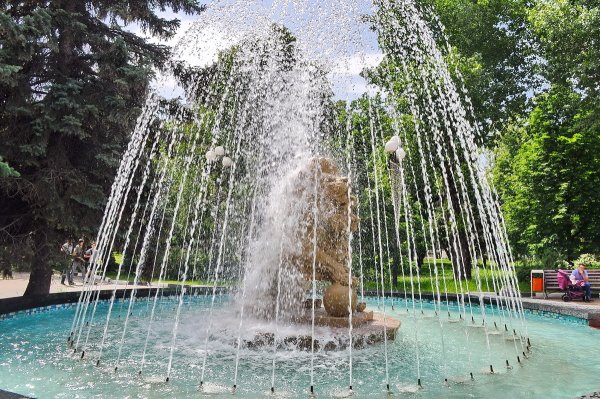 Фонтан в парке Победы Белгород