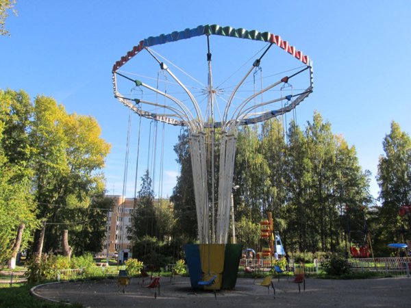 Кировский парк Сыктывкар аттракционы