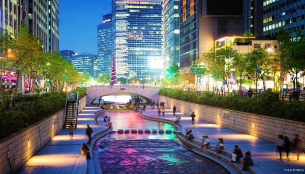 Южная Корея парк Чхонгечхон